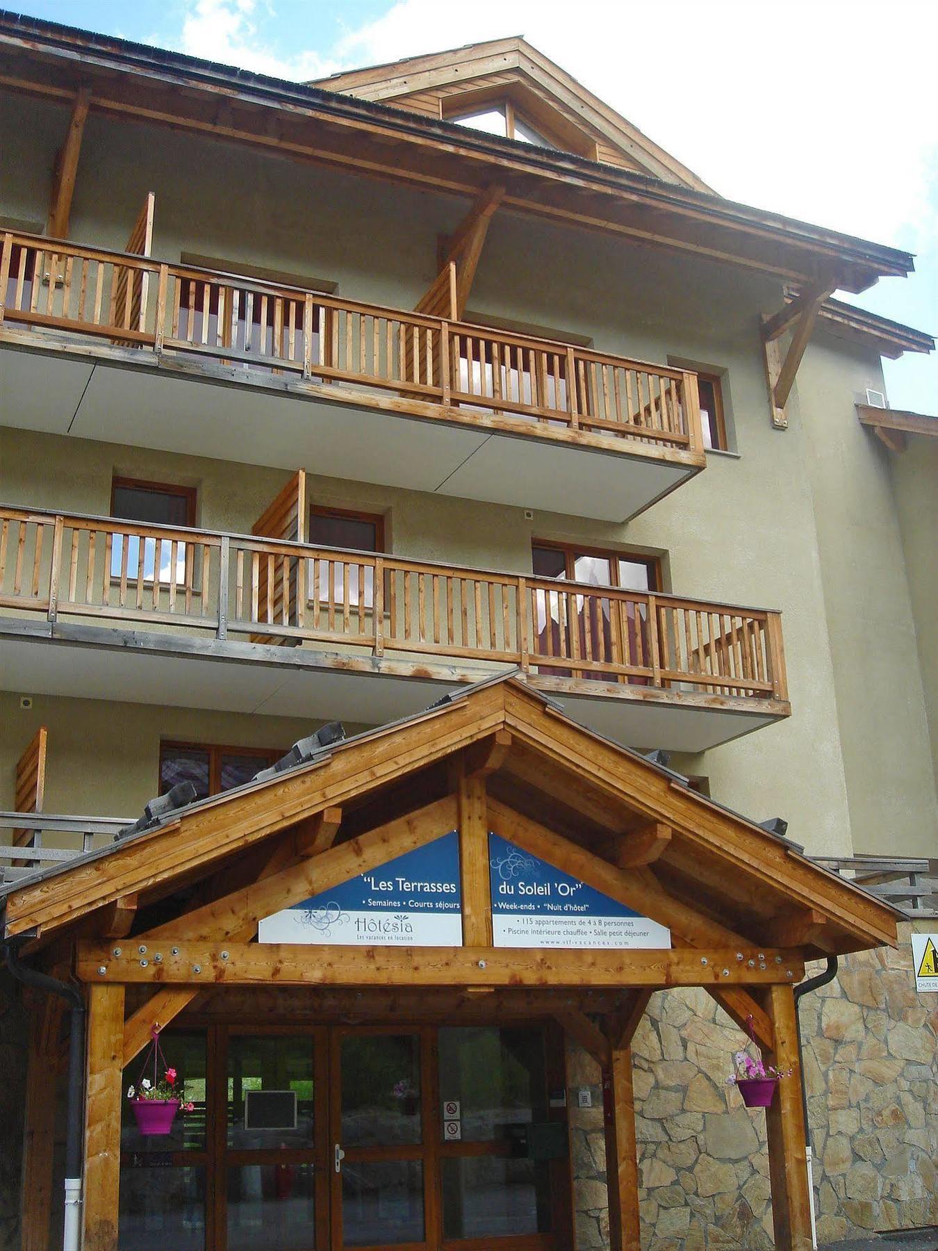 Les Terrasses Du Soleil D'Or By Infini Mountain Lejlighedshotel Les Orres Eksteriør billede